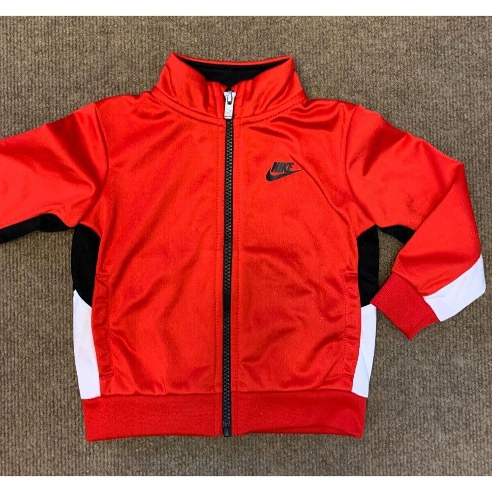 Nike Colorblock Zip-Up Jacket Baby Toddler 18M Track Warmup Windbreaker